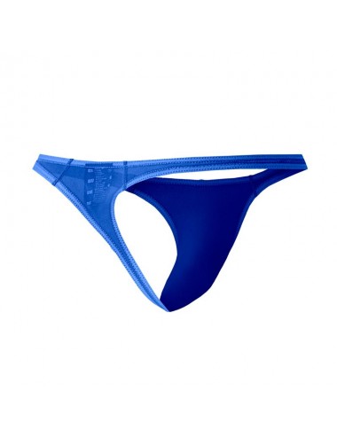 C4MSPX06 Tanga Brasileno Mesh Electric Blue