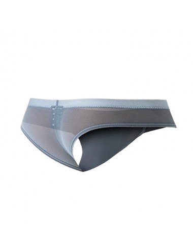 C4MSPX22 Calzoncillo Hybrid Cheeky Brief Mesh Grey