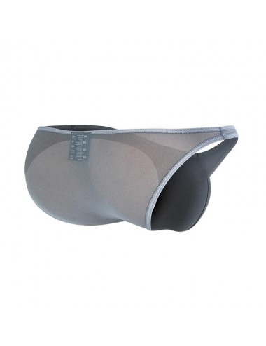 C4MSPXBUL01 Calzoncillo Tiro Bajo Mesh Grey