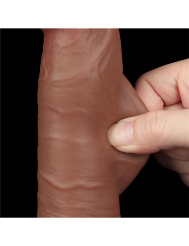 Dildo con Piel Retractil 8 Bronceado