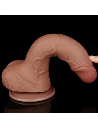 Dildo con Piel Retractil 75 Bronceado