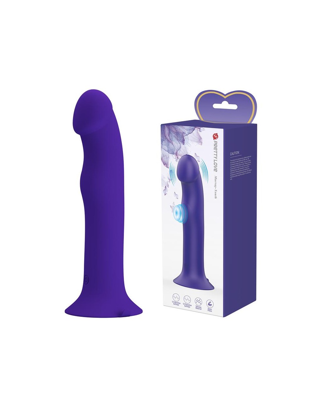 Murray Youth Dildo con Vibracion y Pulsacion