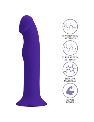 Murray Youth Dildo con Vibracion y Pulsacion