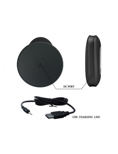 Plug Anal con Vibracion y Control Remoto USB