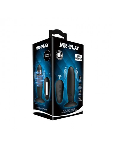 Plug Anal con Vibracion y Control Remoto USB