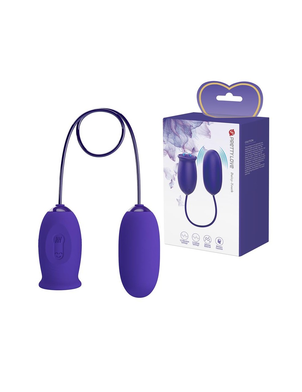 Daisy Youth Huevo Vibrador y Lengua Estimuladora