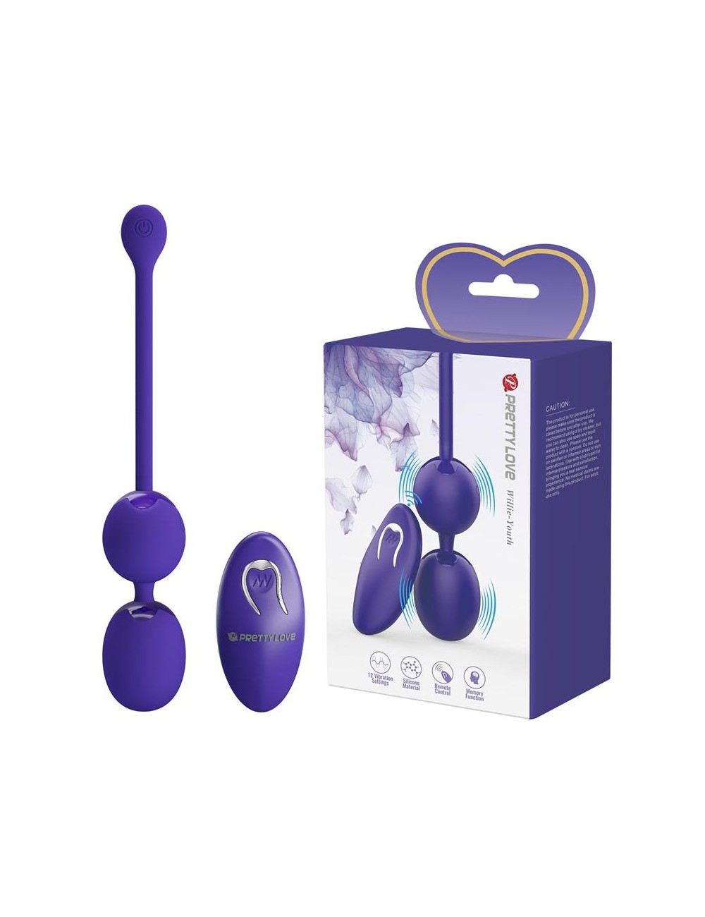 Willie Youth Bolas Kegel con Vibracion y Control Remoto