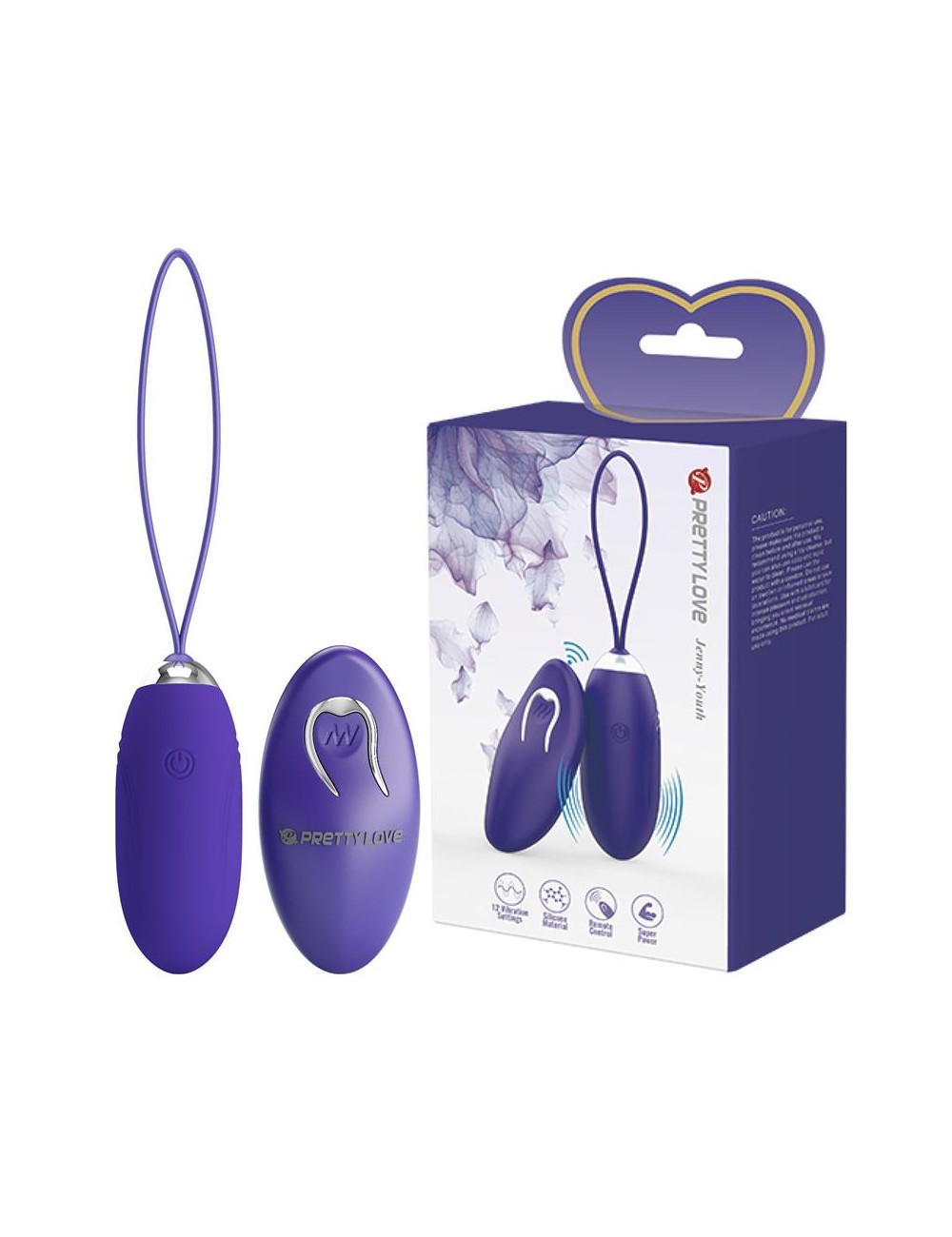 Jenny Youth Huevo Vibrador con Control Remoto