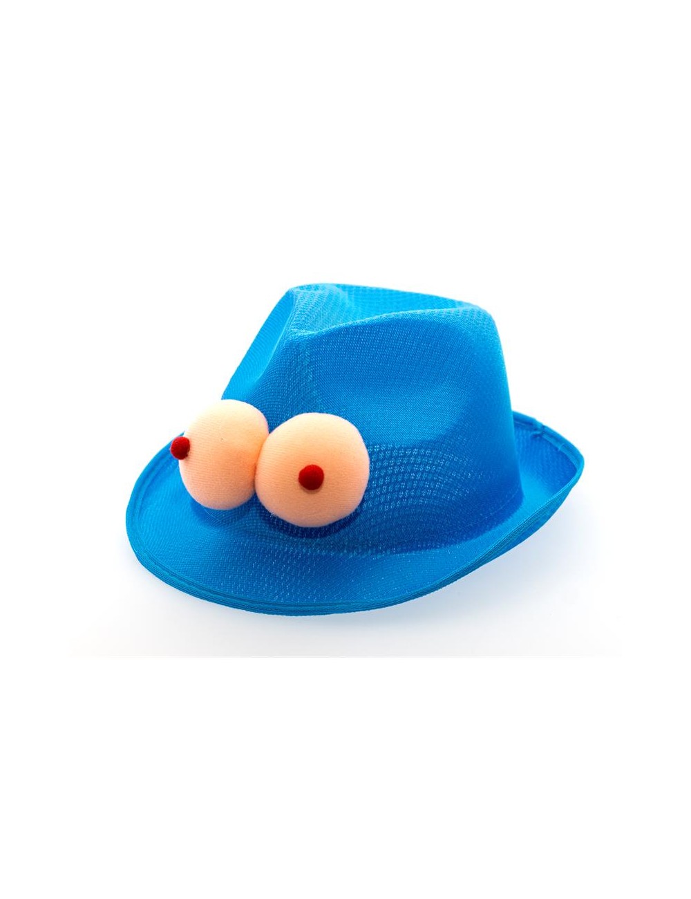 Sombrero Pechos Azul Claro