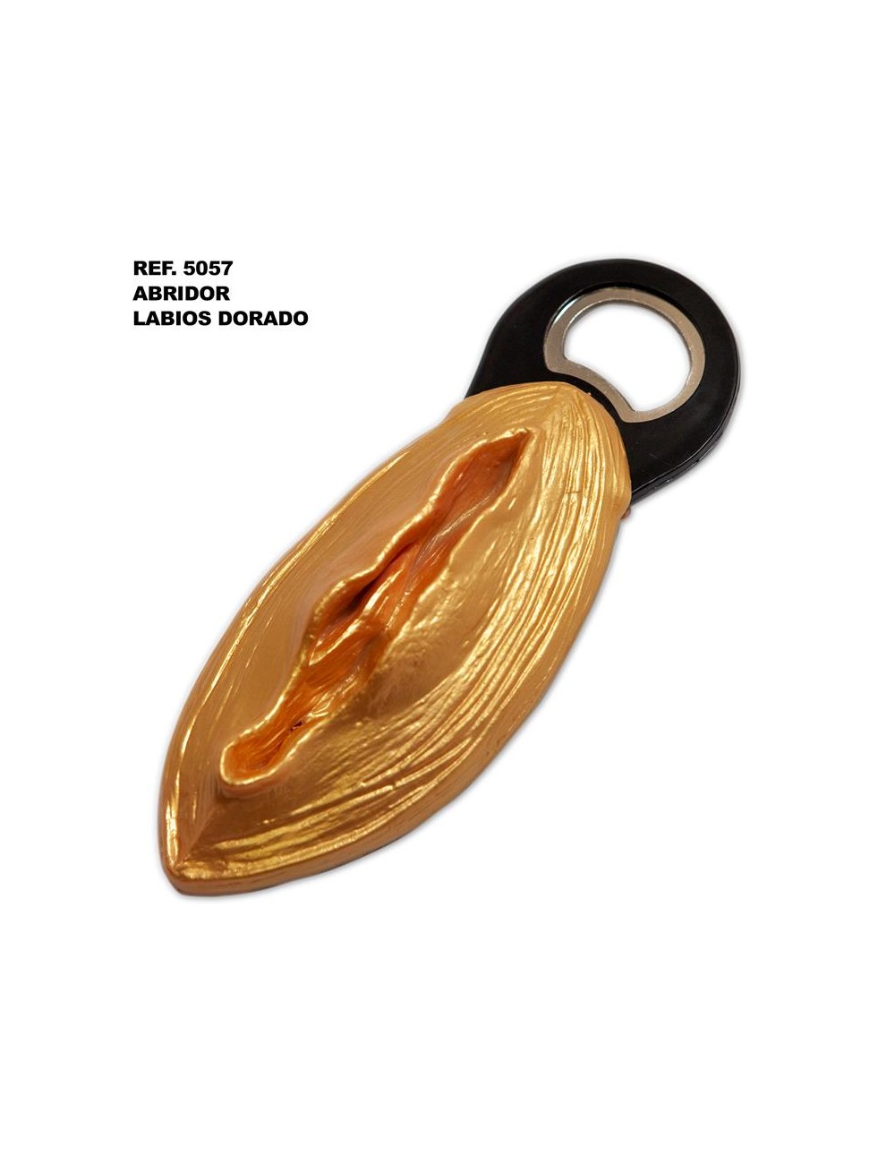 Abridor forma de Vagina Dorado