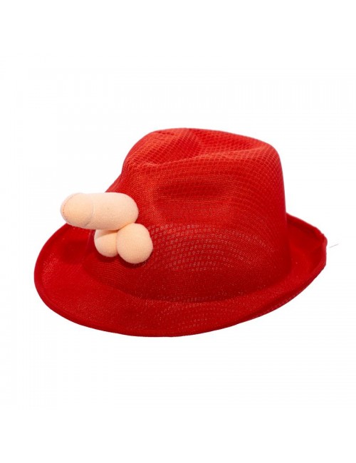 Sombrero con Pene Rojo