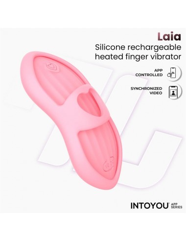 Laia Estimulador de Dedo con Calor y Funda con APP Rosa