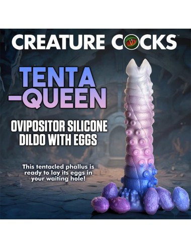 Tenta Queen Dildo Ovipositor con 6 Huevos