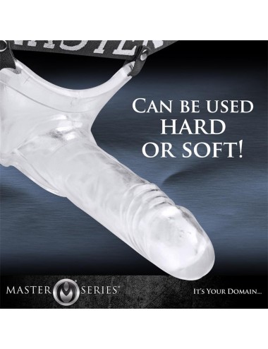 Grand Mamba XL Suspensorio con Dildo Hueco Transparente
