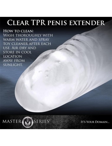 Grand Mamba XL Suspensorio con Dildo Hueco Transparente
