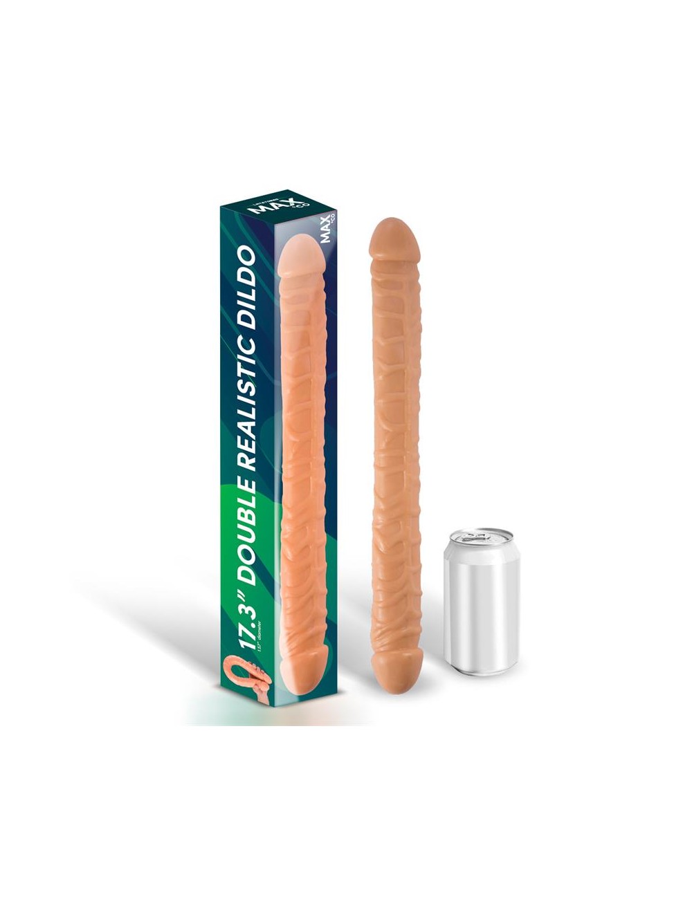 Trent Dildo Doble Realista Natural 173 44 cm