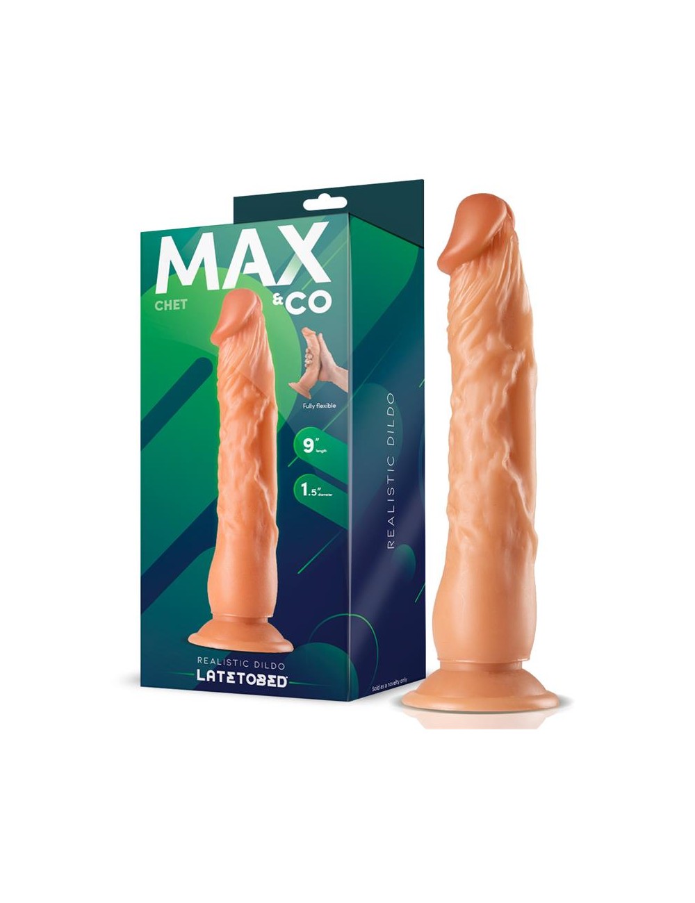 Chet Dildo Realista Natural 9 23 cm
