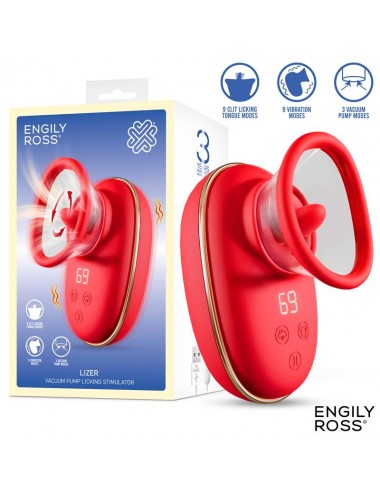 Lizer Estimulador con Lengua Oscilante Bomba de Vacio y Vibracion