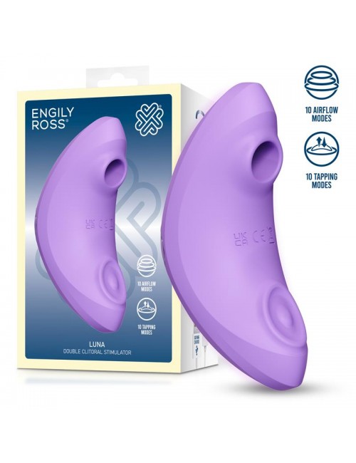 Luna Estimulador de Clitoris con Succion y Pulsacion