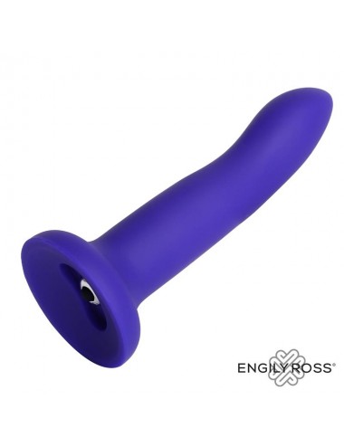 Dildo que Cambia de Color Purpura a Rosa Talla S 14 cm
