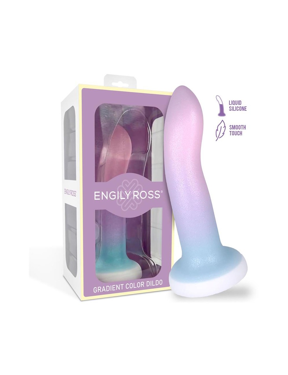Dildo con Ventosa Color Degrado 136 cm