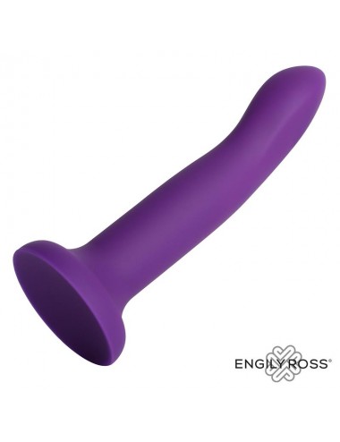 Dildo que Cambia de Color de Purpura a Rosa Talla M 17 cm