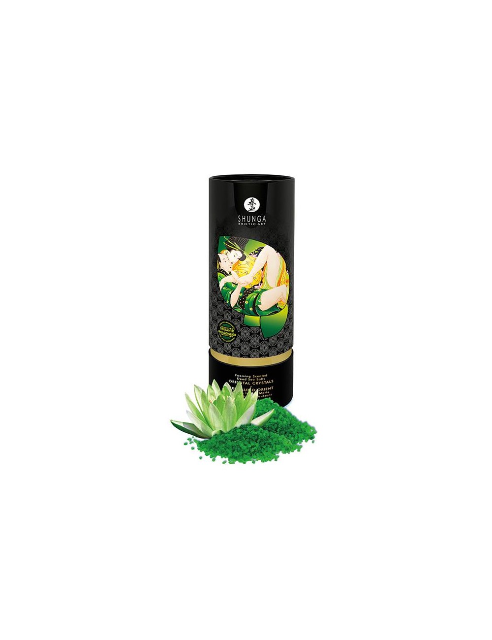 Sales de Bano Oriental Crystals Lotus Flower