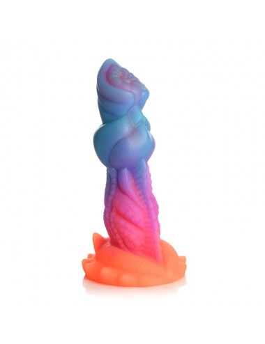 Aqua Cock Dildo Brilla en la Oscuridad Silicona
