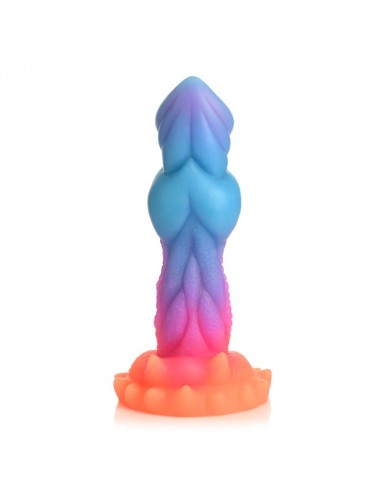 Aqua Cock Dildo Brilla en la Oscuridad Silicona