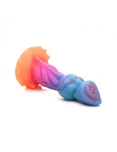 Aqua Cock Dildo Brilla en la Oscuridad Silicona