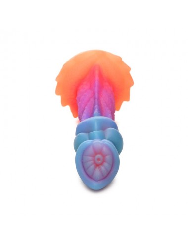 Aqua Cock Dildo Brilla en la Oscuridad Silicona