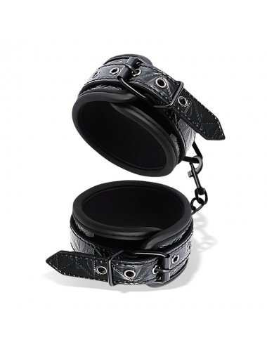 Esposas para Muneca Ajustable Sapphire Cuero Vegano