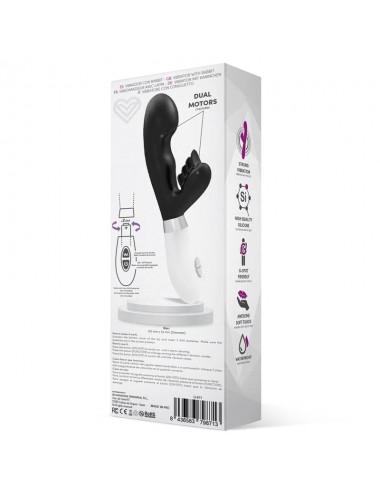 Sliper Vibrador Conejito Silicona Negro