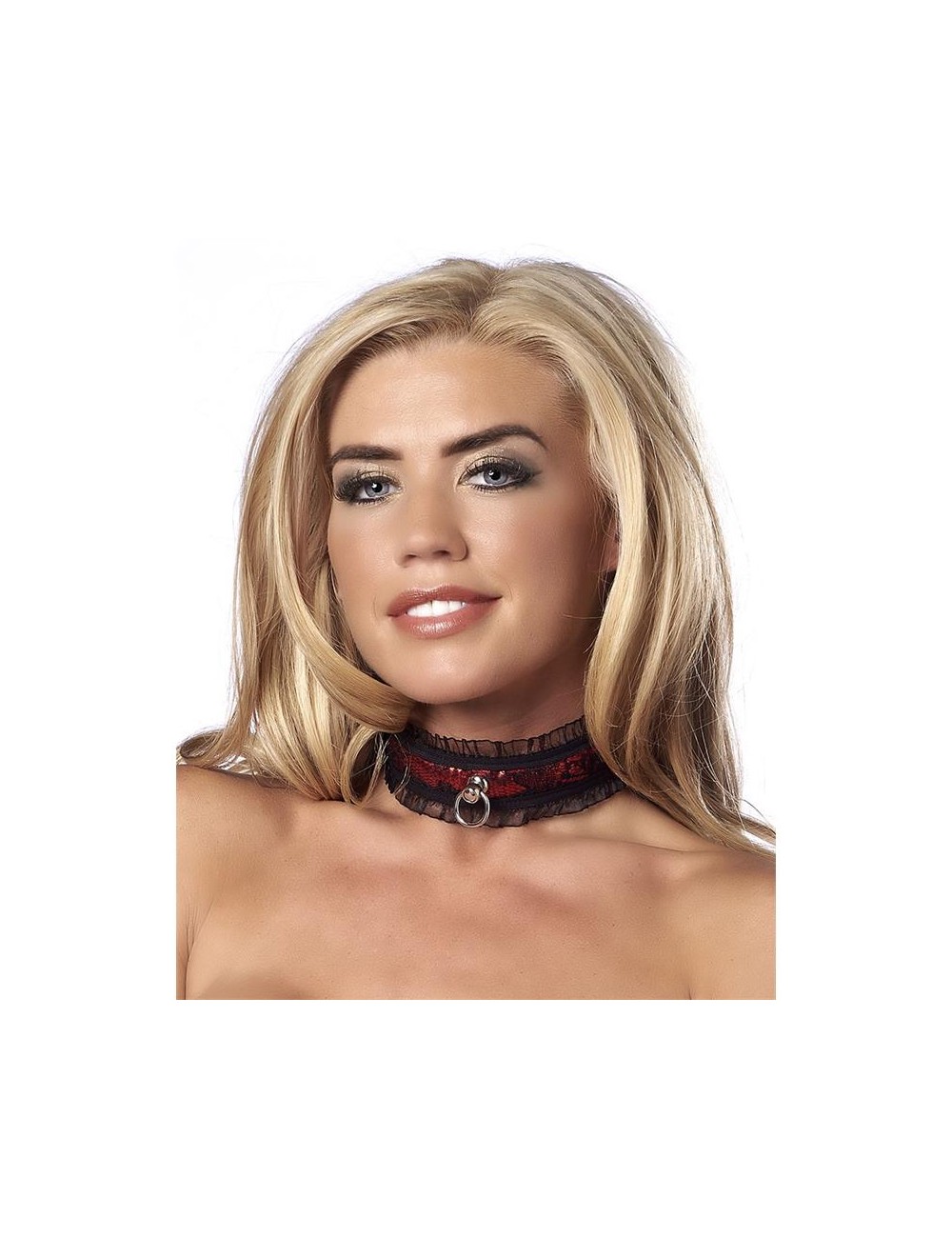 Collar de Saten Rojo