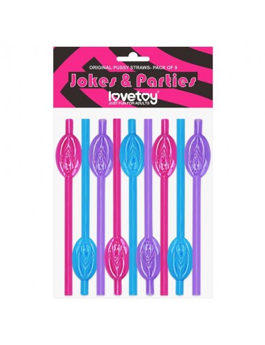 Pajita de Vagina Pack de 9