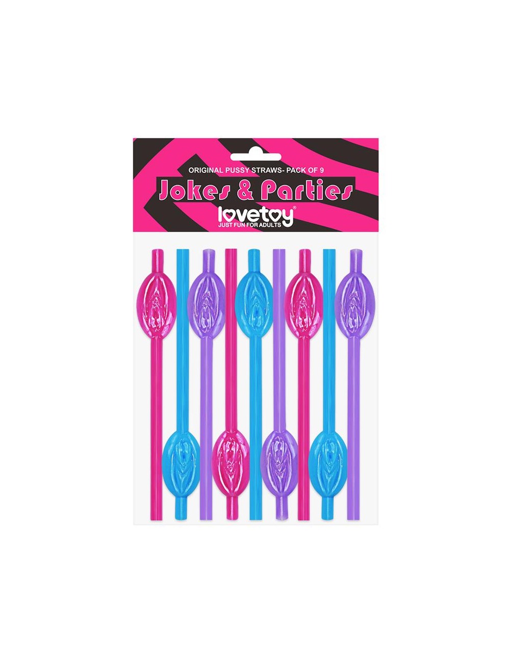 Pajita de Vagina Pack de 9