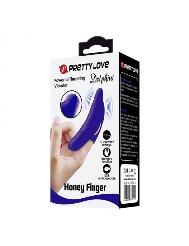 Estimulador de Dedo con Vibracion Delphini Honey