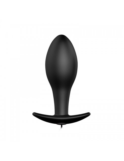 Plug Anal Negro Forma Ancla con Control Remoto