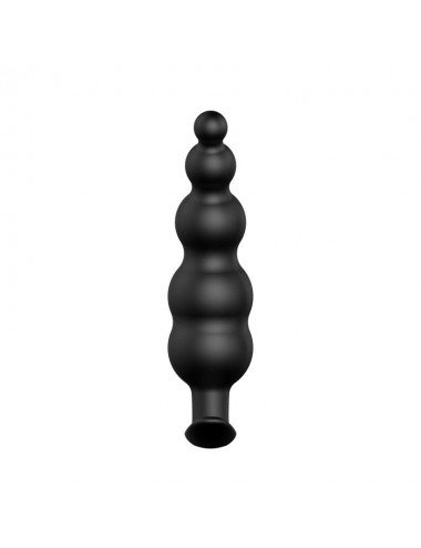 Plug Anal Burbujas Silicona Negro