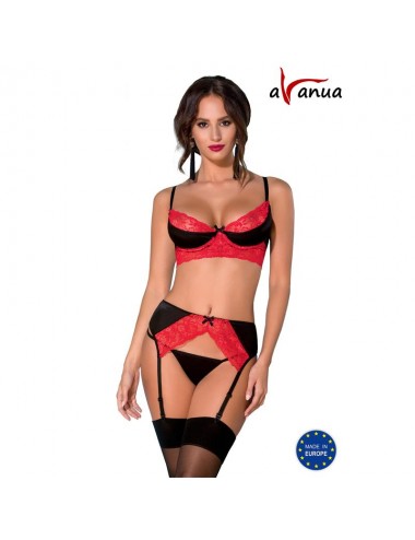 ODINA Set Negro/Rojo