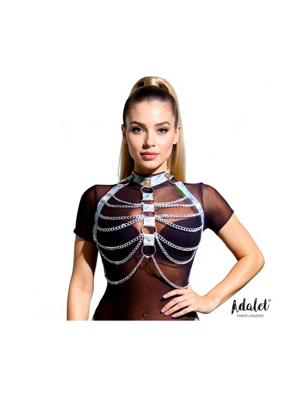 Bianca Arnes Cuero Vegano con Cadenas Talla unica