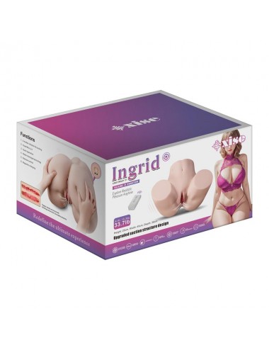 Ingrid Torso con Vibracion y Efecto Succion 153 kg