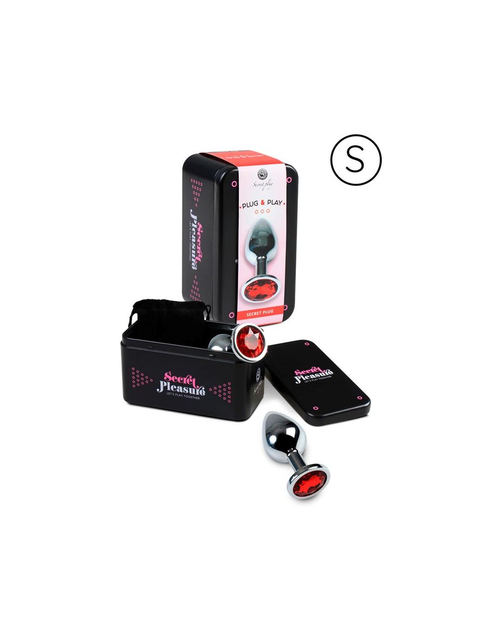 Plug Anal Talla S Rojo