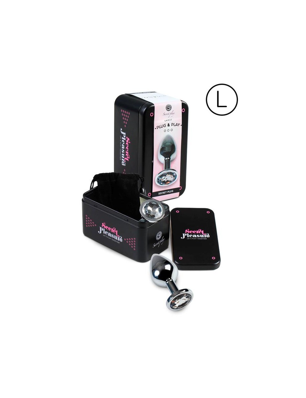 Plug Anal Talla L Transparente