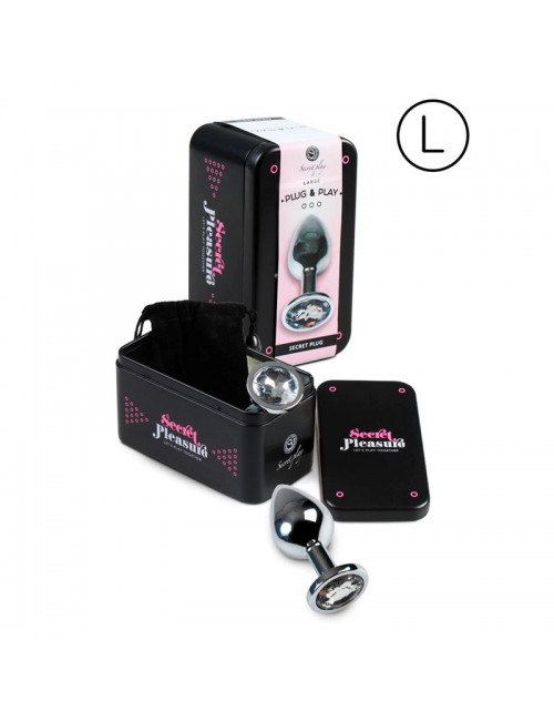 Plug Anal Talla L Transparente