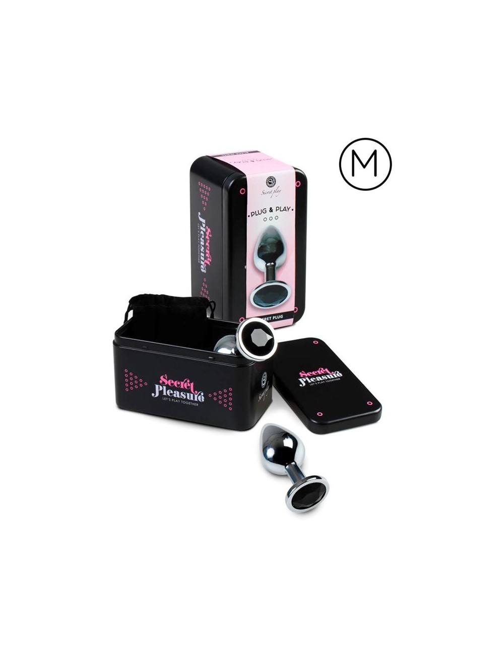 Plug Anal Talla M Negro