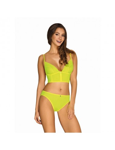 Neonia Set de 2 Piezas con Cremallera Amarillo Neon