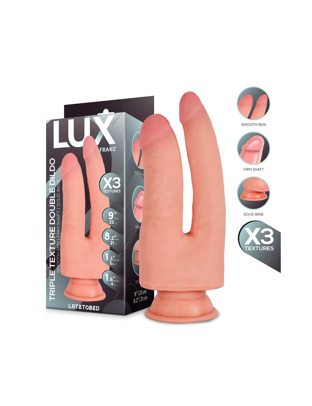 Franz Dildo Doble Triple Densidad 82 9