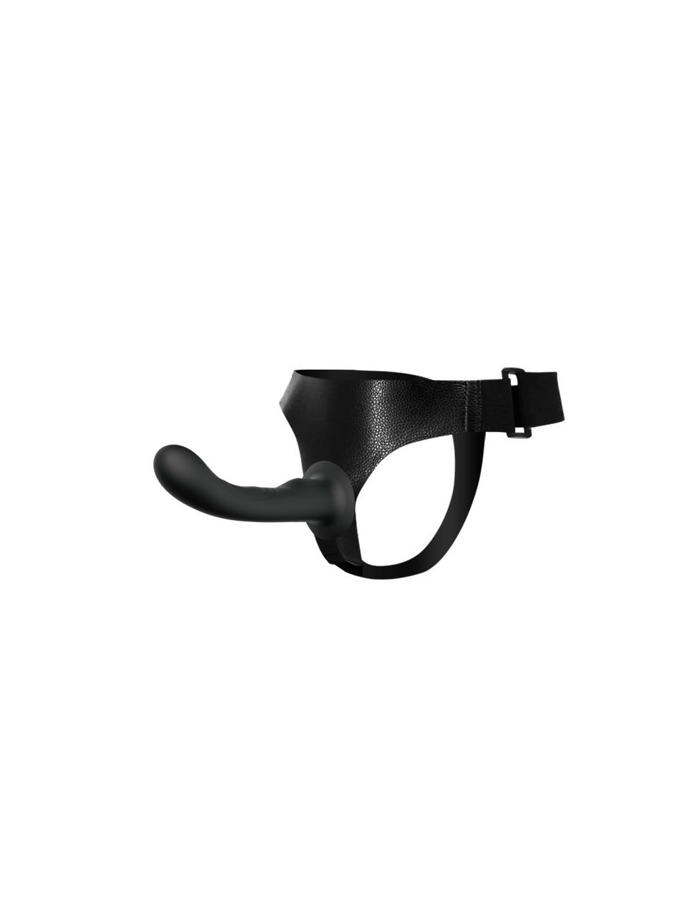 Arnes con Dildo de Silicona Negro