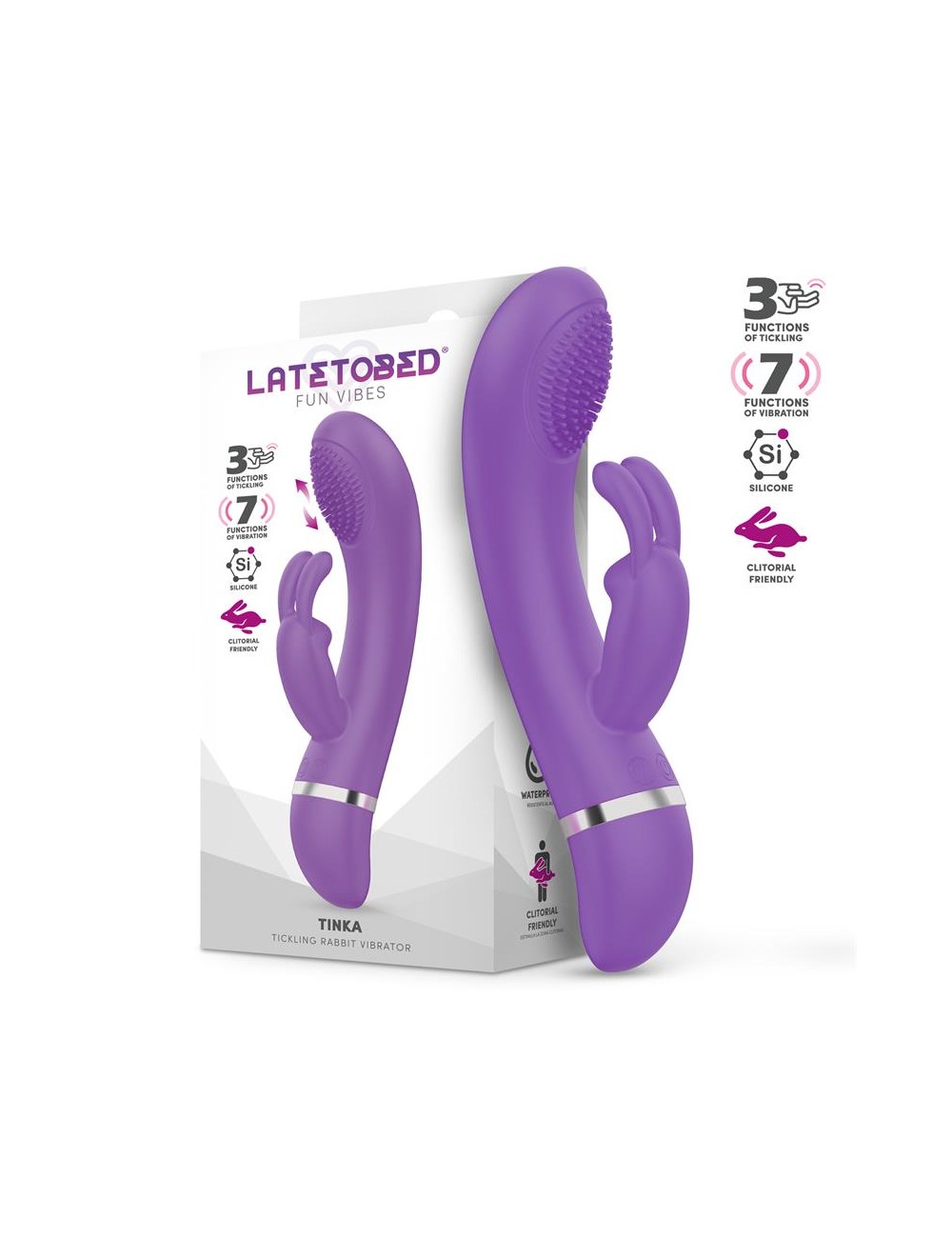 Tinka Vibrador con Movimiento Tickling